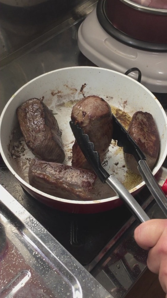 【ジビエ】鹿肉のロースト