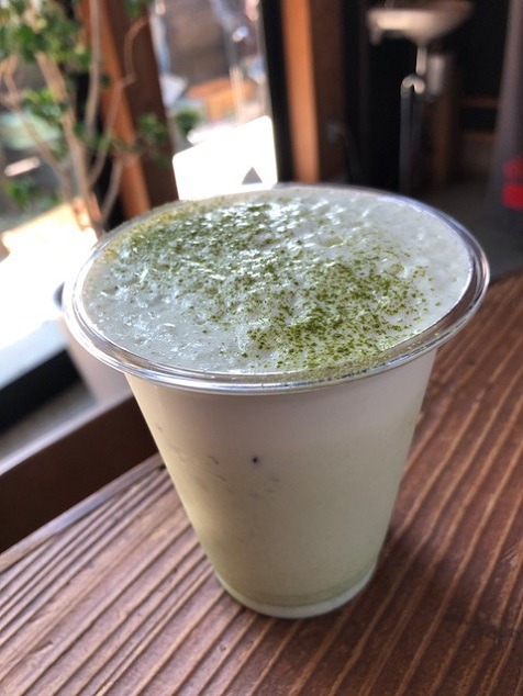 足柄茶ラテの飲み比べ！