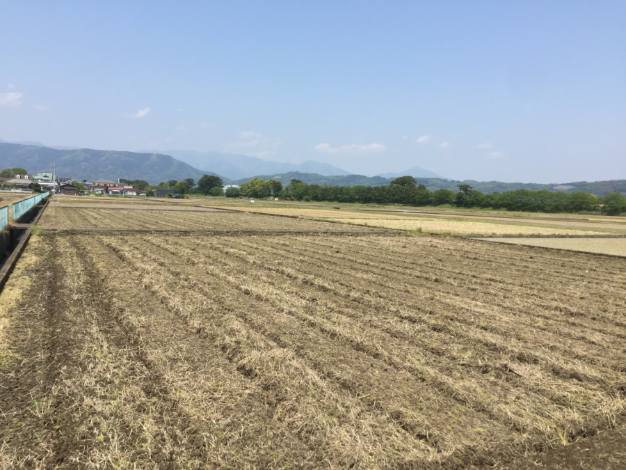 4月の田んぼ耕し終わりました。明日から水入り♪♬