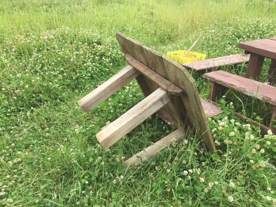 机、倒れたyo。今度直してメ。