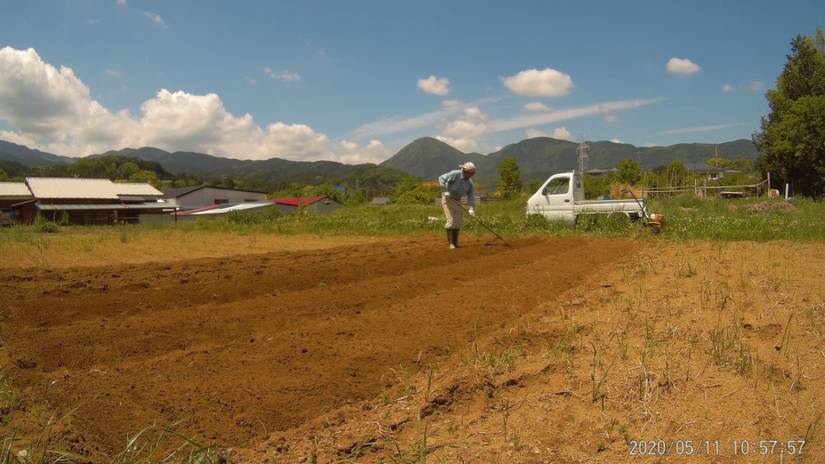 【ファーマーズラプス】五月の畝たて♪♬