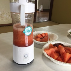 採れたてそのまま🍉ジュース！