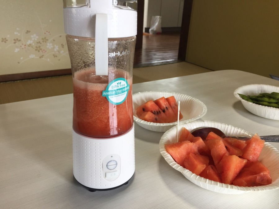 採れたてそのまま🍉ジュース！